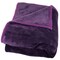 Hastings Home Hastings Home Solid Soft Heavy Thick Plush Mink Blanket 8 pound - Purple 542100CYQ - alternate 2